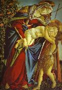 Sandro Botticelli Madonna and Child and the young St. John the Baptist oil painting picture wholesale